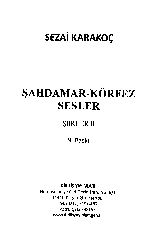 Şahdamar Körfez-Sesler-Şiirler-2-Sezai Qaraqoç-2005-142s