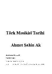 Türk Musiqisi Tarixi-Ahmet Şahin Ak-363s